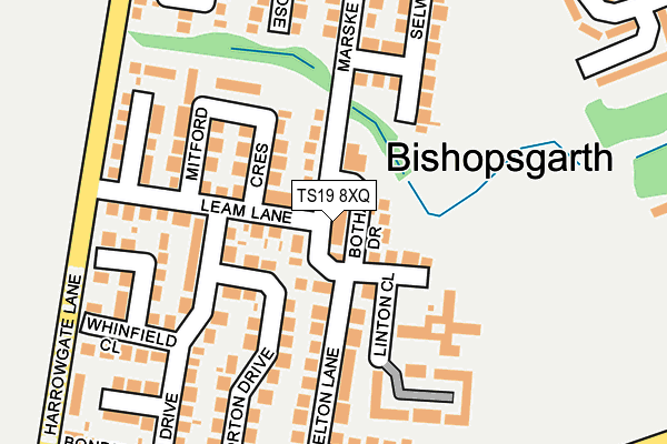 TS19 8XQ map - OS OpenMap – Local (Ordnance Survey) TS19 8XQ map - OS OpenMap – Local (Ordnance Survey)
