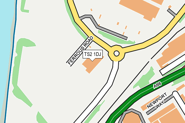 TS2 1DJ map - OS OpenMap – Local (Ordnance Survey) TS2 1DJ map - OS OpenMap – Local (Ordnance Survey)