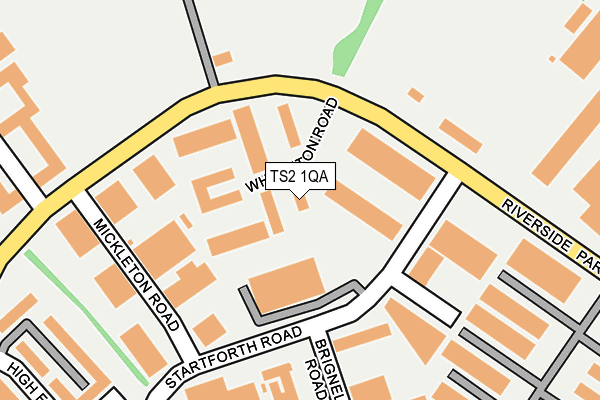 TS2 1QA map - OS OpenMap – Local (Ordnance Survey) TS2 1QA map - OS OpenMap – Local (Ordnance Survey)