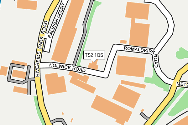 TS2 1QS map - OS OpenMap – Local (Ordnance Survey) TS2 1QS map - OS OpenMap – Local (Ordnance Survey)