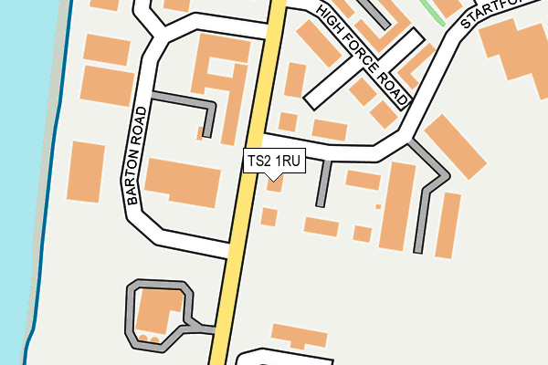 TS2 1RU map - OS OpenMap – Local (Ordnance Survey) TS2 1RU map - OS OpenMap – Local (Ordnance Survey)