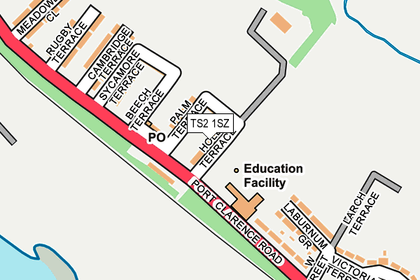 TS2 1SZ map - OS OpenMap – Local (Ordnance Survey) TS2 1SZ map - OS OpenMap – Local (Ordnance Survey)