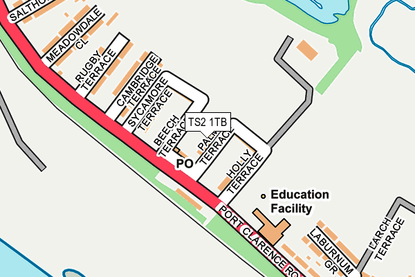 TS2 1TB map - OS OpenMap – Local (Ordnance Survey) TS2 1TB map - OS OpenMap – Local (Ordnance Survey)