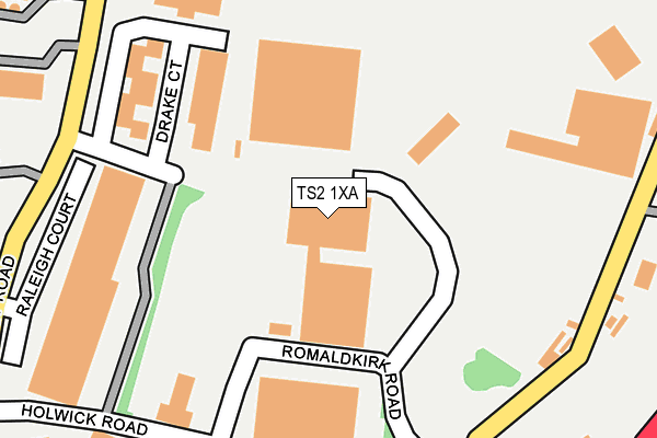 TS2 1XA map - OS OpenMap – Local (Ordnance Survey) TS2 1XA map - OS OpenMap – Local (Ordnance Survey)