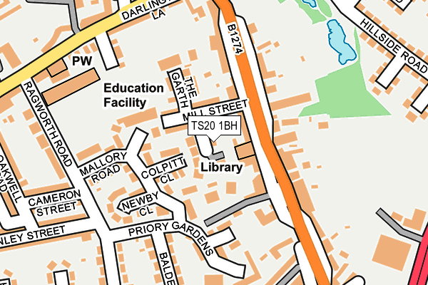 TS20 1BH map - OS OpenMap – Local (Ordnance Survey) TS20 1BH map - OS OpenMap – Local (Ordnance Survey)