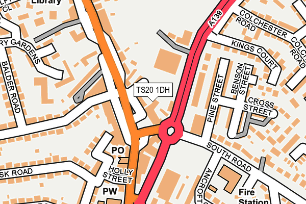 TS20 1DH map - OS OpenMap – Local (Ordnance Survey) TS20 1DH map - OS OpenMap – Local (Ordnance Survey)