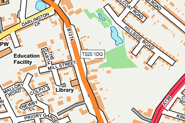 TS20 1DQ map - OS OpenMap – Local (Ordnance Survey) TS20 1DQ map - OS OpenMap – Local (Ordnance Survey)
