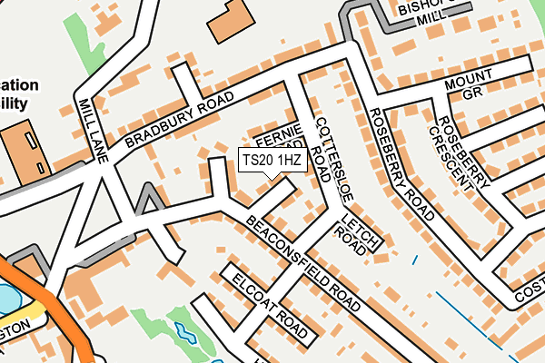 TS20 1HZ map - OS OpenMap – Local (Ordnance Survey) TS20 1HZ map - OS OpenMap – Local (Ordnance Survey)