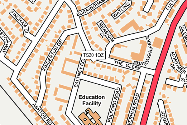 TS20 1QZ map - OS OpenMap – Local (Ordnance Survey) TS20 1QZ map - OS OpenMap – Local (Ordnance Survey)