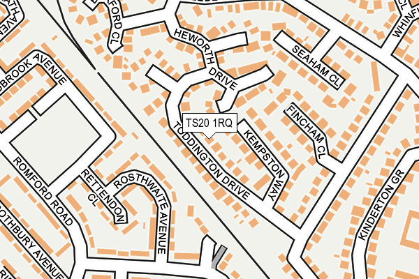 TS20 1RQ map - OS OpenMap – Local (Ordnance Survey) TS20 1RQ map - OS OpenMap – Local (Ordnance Survey)