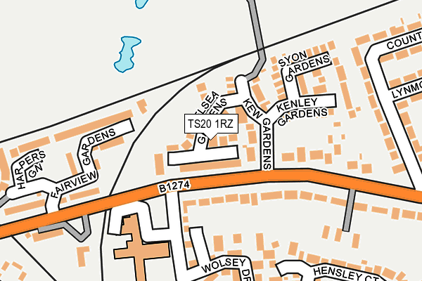 TS20 1RZ map - OS OpenMap – Local (Ordnance Survey) TS20 1RZ map - OS OpenMap – Local (Ordnance Survey)
