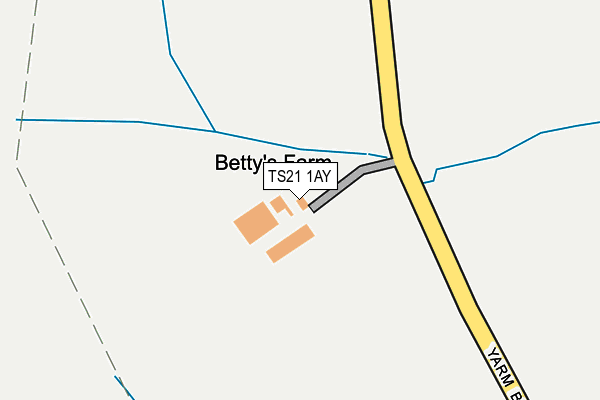 TS21 1AY map - OS OpenMap – Local (Ordnance Survey) TS21 1AY map - OS OpenMap – Local (Ordnance Survey)