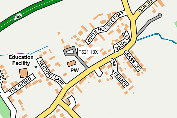 TS21 1BX map - OS OpenMap – Local (Ordnance Survey) TS21 1BX map - OS OpenMap – Local (Ordnance Survey)