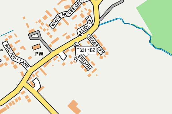 TS21 1BZ map - OS OpenMap – Local (Ordnance Survey) TS21 1BZ map - OS OpenMap – Local (Ordnance Survey)