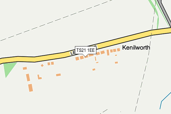 TS21 1EE map - OS OpenMap – Local (Ordnance Survey) TS21 1EE map - OS OpenMap – Local (Ordnance Survey)