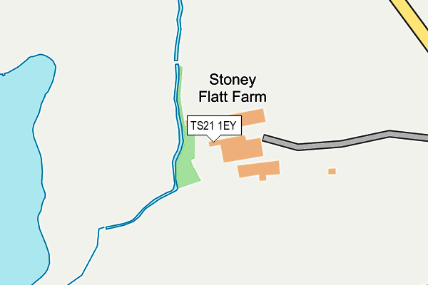TS21 1EY map - OS OpenMap – Local (Ordnance Survey) TS21 1EY map - OS OpenMap – Local (Ordnance Survey)