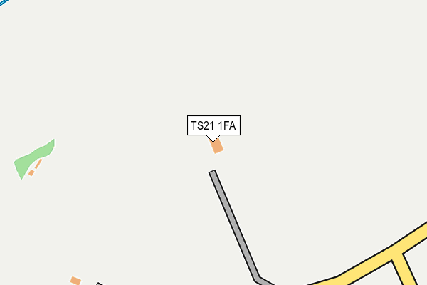 TS21 1FA map - OS OpenMap – Local (Ordnance Survey) TS21 1FA map - OS OpenMap – Local (Ordnance Survey)