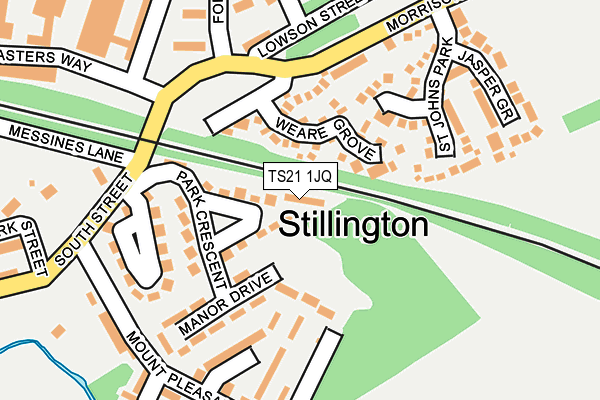 TS21 1JQ map - OS OpenMap – Local (Ordnance Survey) TS21 1JQ map - OS OpenMap – Local (Ordnance Survey)