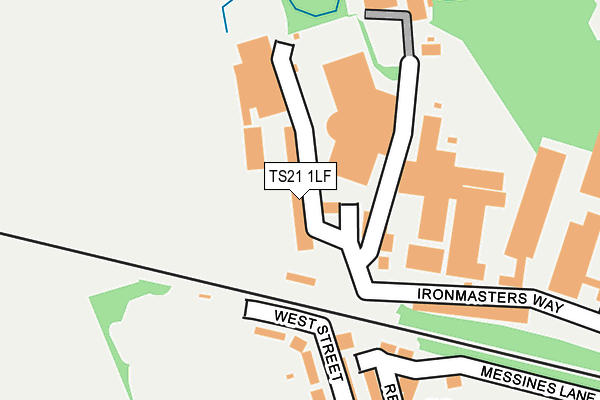 TS21 1LF map - OS OpenMap – Local (Ordnance Survey) TS21 1LF map - OS OpenMap – Local (Ordnance Survey)