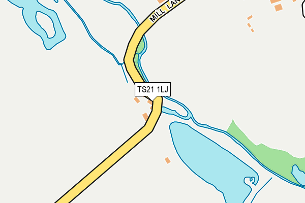 TS21 1LJ map - OS OpenMap – Local (Ordnance Survey) TS21 1LJ map - OS OpenMap – Local (Ordnance Survey)