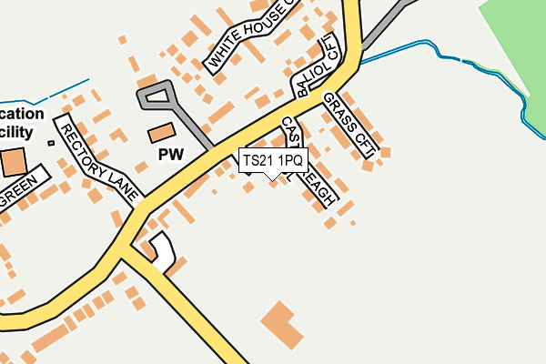 TS21 1PQ map - OS OpenMap – Local (Ordnance Survey) TS21 1PQ map - OS OpenMap – Local (Ordnance Survey)