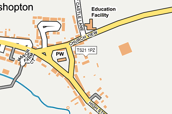 TS21 1PZ map - OS OpenMap – Local (Ordnance Survey) TS21 1PZ map - OS OpenMap – Local (Ordnance Survey)