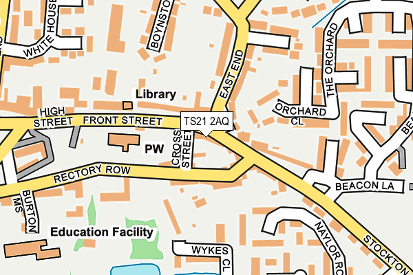 TS21 2AQ map - OS OpenMap – Local (Ordnance Survey) TS21 2AQ map - OS OpenMap – Local (Ordnance Survey)
