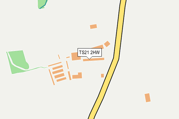 TS21 2HW map - OS OpenMap – Local (Ordnance Survey) TS21 2HW map - OS OpenMap – Local (Ordnance Survey)
