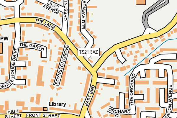 TS21 3AZ map - OS OpenMap – Local (Ordnance Survey) TS21 3AZ map - OS OpenMap – Local (Ordnance Survey)