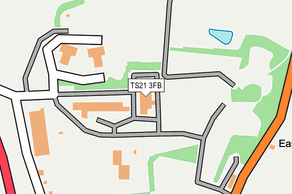 TS21 3FB map - OS OpenMap – Local (Ordnance Survey) TS21 3FB map - OS OpenMap – Local (Ordnance Survey)