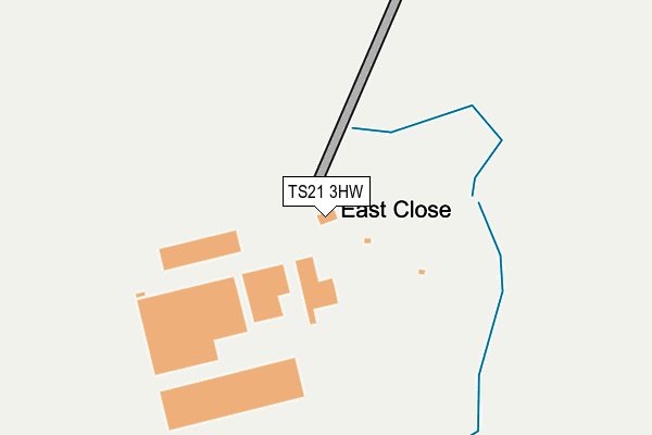 TS21 3HW map - OS OpenMap – Local (Ordnance Survey) TS21 3HW map - OS OpenMap – Local (Ordnance Survey)