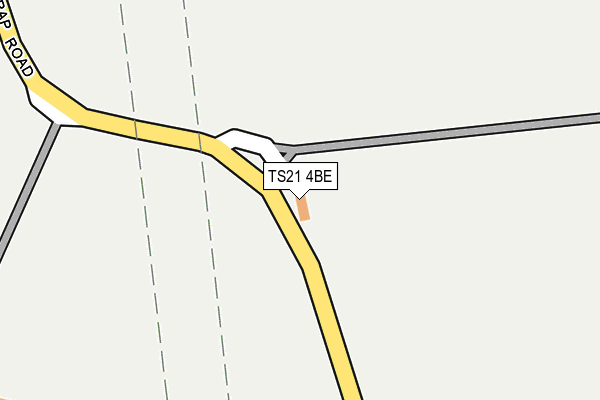 TS21 4BE map - OS OpenMap – Local (Ordnance Survey) TS21 4BE map - OS OpenMap – Local (Ordnance Survey)