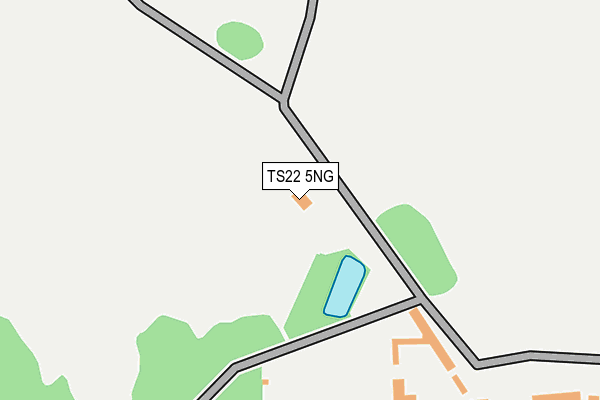 TS22 5NG map - OS OpenMap – Local (Ordnance Survey) TS22 5NG map - OS OpenMap – Local (Ordnance Survey)
