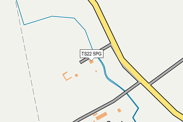 TS22 5PG map - OS OpenMap – Local (Ordnance Survey) TS22 5PG map - OS OpenMap – Local (Ordnance Survey)