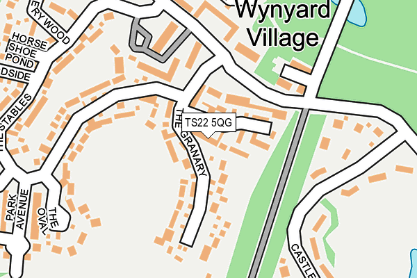 TS22 5QG map - OS OpenMap – Local (Ordnance Survey) TS22 5QG map - OS OpenMap – Local (Ordnance Survey)