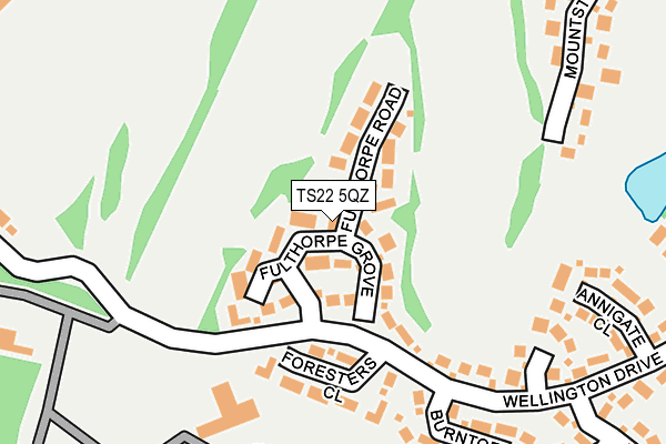 TS22 5QZ map - OS OpenMap – Local (Ordnance Survey) TS22 5QZ map - OS OpenMap – Local (Ordnance Survey)