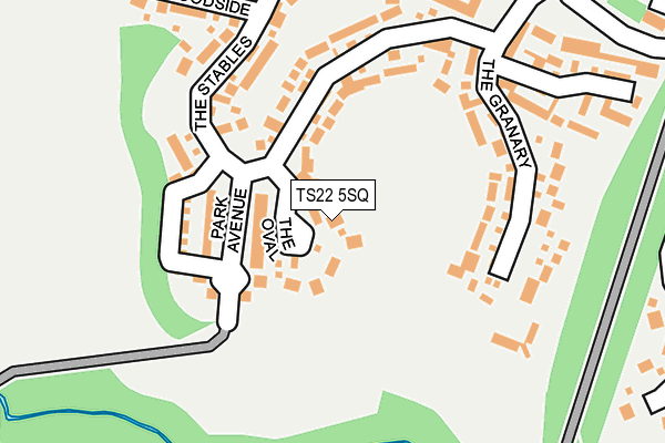 TS22 5SQ map - OS OpenMap – Local (Ordnance Survey) TS22 5SQ map - OS OpenMap – Local (Ordnance Survey)