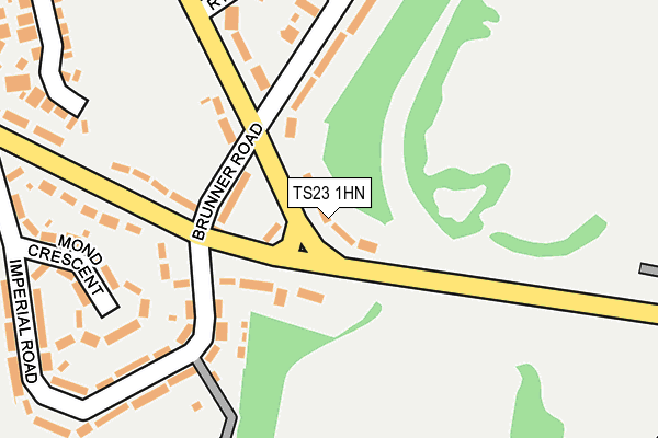 TS23 1HN map - OS OpenMap – Local (Ordnance Survey) TS23 1HN map - OS OpenMap – Local (Ordnance Survey)