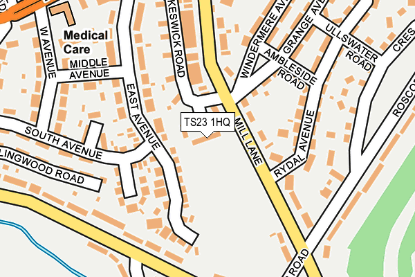 TS23 1HQ map - OS OpenMap – Local (Ordnance Survey) TS23 1HQ map - OS OpenMap – Local (Ordnance Survey)