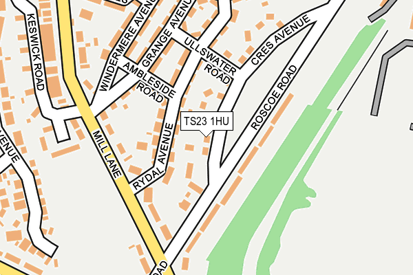 TS23 1HU map - OS OpenMap – Local (Ordnance Survey) TS23 1HU map - OS OpenMap – Local (Ordnance Survey)