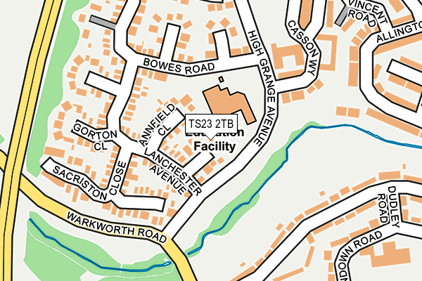 TS23 2TB map - OS OpenMap – Local (Ordnance Survey) TS23 2TB map - OS OpenMap – Local (Ordnance Survey)