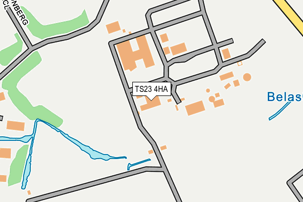 TS23 4HA map - OS OpenMap – Local (Ordnance Survey) TS23 4HA map - OS OpenMap – Local (Ordnance Survey)