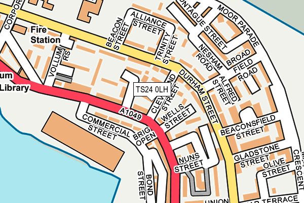 TS24 0LH map - OS OpenMap – Local (Ordnance Survey) TS24 0LH map - OS OpenMap – Local (Ordnance Survey)