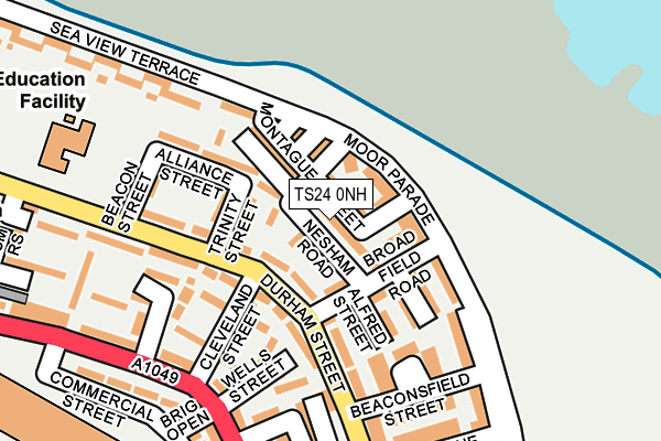 TS24 0NH map - OS OpenMap – Local (Ordnance Survey) TS24 0NH map - OS OpenMap – Local (Ordnance Survey)