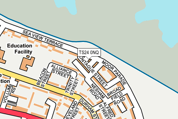 TS24 0NQ map - OS OpenMap – Local (Ordnance Survey) TS24 0NQ map - OS OpenMap – Local (Ordnance Survey)