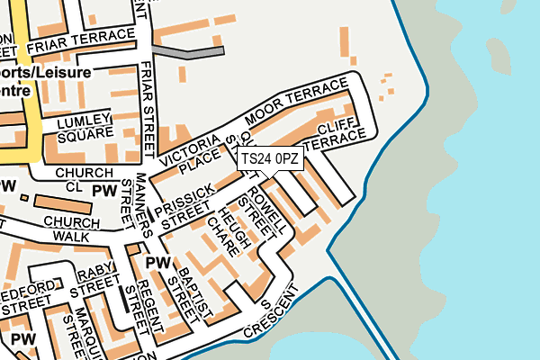TS24 0PZ map - OS OpenMap – Local (Ordnance Survey) TS24 0PZ map - OS OpenMap – Local (Ordnance Survey)