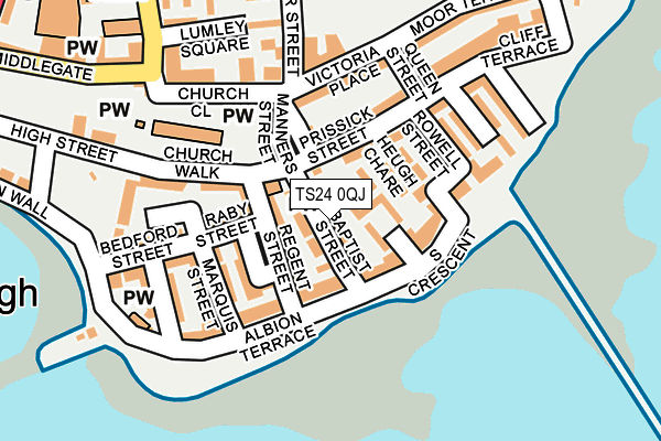TS24 0QJ map - OS OpenMap – Local (Ordnance Survey) TS24 0QJ map - OS OpenMap – Local (Ordnance Survey)