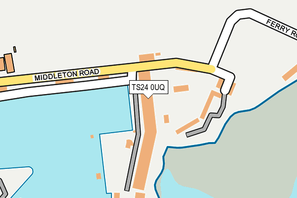 TS24 0UQ map - OS OpenMap – Local (Ordnance Survey) TS24 0UQ map - OS OpenMap – Local (Ordnance Survey)