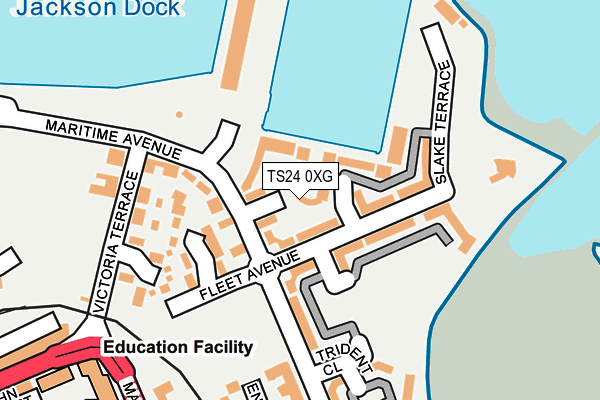 TS24 0XG map - OS OpenMap – Local (Ordnance Survey) TS24 0XG map - OS OpenMap – Local (Ordnance Survey)