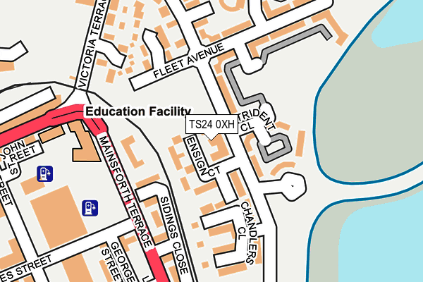 TS24 0XH map - OS OpenMap – Local (Ordnance Survey) TS24 0XH map - OS OpenMap – Local (Ordnance Survey)